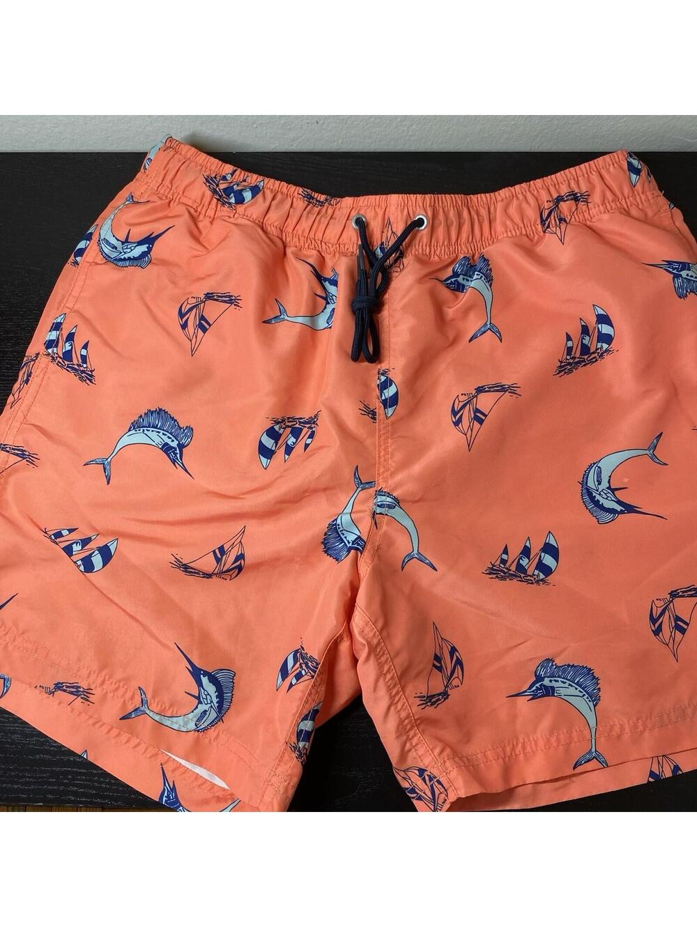 Nautica Men's Swim Trunks Performance Quick Dry Size M